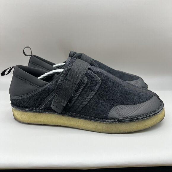 Clarks Originals Trek Taiyo Men Size 13 Shoes Black Strap Slip-On